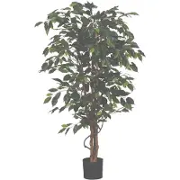 Mica Decorations Plante Artificielle Ficus - H150 x Ø85 cm - Vert