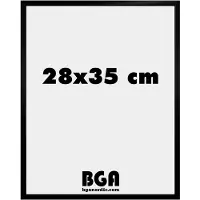 Walther design KV835B New Lifestyle, Cadres en plastique, 28x35 cm, noir, lot de 1