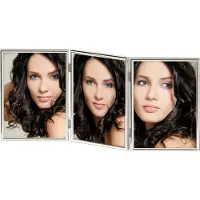 Walther design Chloe Cadre photo 3x 13x18 cm argenté
