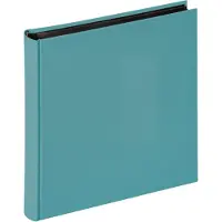 Walther design Album WALTHER FA-308-K Fun vert pétrole 30x30/100pages, pages noires coins/splits bookbound (30 x 30 cm)
