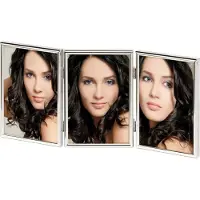 Walther design CHLOE 3 — Cadre photo triple argent 3 x 1015 cm (lot de 3)