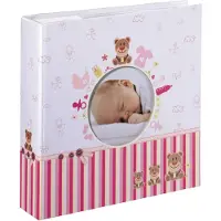 Hama Album photo - - Moni - 200 photos 10x15 cm - Rose - Personnalisable