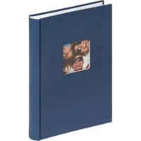Walther design Fun 300 Photos Memo Slip-in Photo Album 10x15 Cm Bleu