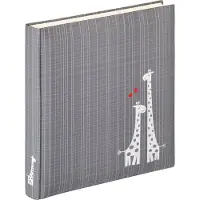 Walther design Little Darling 28x30.5 Cm 50 Pages Baby Bookbound Album Gris
