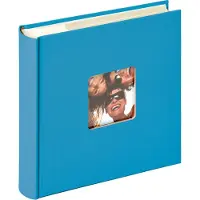 Walther design Album photo Fun Memo 10x15 cm Bleu océan 200 photos
