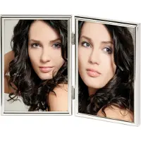 Walther design Chloe Twin Frame Photo Frame 2x10x15 Cm Argenté