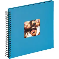 Walther design Fun 50 Spiral Pages Photo Album 30x30 Cm Bleu