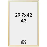 Walther design Chair Din A3 29.7x42 Aluminium Photo Photo Frame Doré,Beige