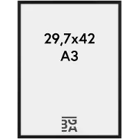Walther design Chair Din A3 29.7x42 Cm Aluminium Photo Photo Frame Noir