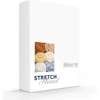 Romanette Drap-housse Romanette Blanc (Flanelle Stretch)-Lits Simples (80/90 x 200/210/220 cm)