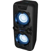 Sencor Enceinte audio sans fil - - SSS 3800 - 60 W - 30 radios FM - Bluetooth - Lumières LED clignotantes - Noir