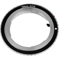 Fotodiox Adaptateur de monture d'objectif Nikon F à monture Canon EOS (EF, EF-S) (NikF-EOS-FC10)