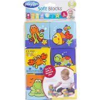 Playgro Blocs de bains - 6 pièces - Bleu - - UneTaille - Jouet Pour Le Bain