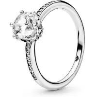 Pandora Bague Solitaire Couronne Scintillante Incolore