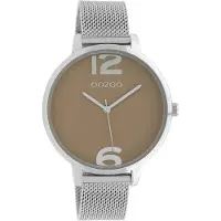 Oozoo Montre argent Métal Timepieces Femmes Montre à quartz analogique UOC10140