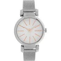 Oozoo Montre argent Métal Timepieces Femmes Montre à quartz analogique UOC10128