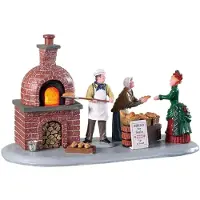 Lemax Village de noël le boulanger au fourneau