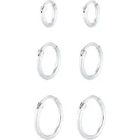 Elli Boucles d'oreilles 'Creolen' argent