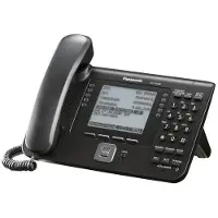 Panasonic KX-UT248NE-B - Téléphone VoIP - fonction d'appel à trois voies, Téléphone, Noir