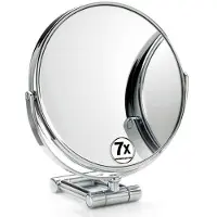 DECOR WALTHER Miroir de Maquillage Decor Walther SPT 50/V Staand Chrome (Grossissement 7x)