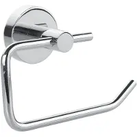 TESA Support pour rouleaux SMOOZ , sans couvercle, chromé, sans perçage, avec moyen de fixation