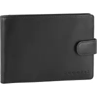 Bugatti étui pour carte d'identité porte-monnaie Primo RFID Travel Wallet Black noir