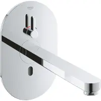 GROHE 36376000 Eurosmart Cosmopolitan E Lavabo Infra Rouge avec Mitigeur et Limiteur de Température Ajustable, Chrome