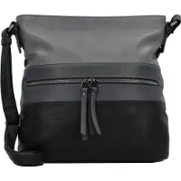 Tom Tailor Sac à bandoulière 'Ellen' pierre / gris foncé / noir