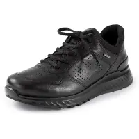 Ecco Baskets basses 'Schnürschuh Damen 835303/01001 Echtleder in schwarz' noir