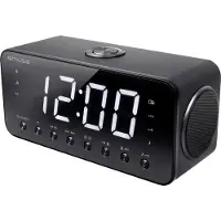 Muse M-192 Cr Clock Radio Noir One Size / EU Plug 220V
