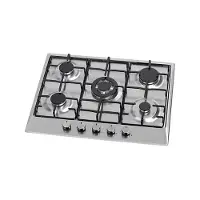 Everglades EVBI851 inbouw rvs gaskookplaat