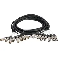 Devine MUL002/5 câble multipaire 8x XLR-f vers 8x XLR-m 5m