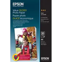 Epson Value Glossy Photo Paper A 4, 20 vel, 183 g S400035
