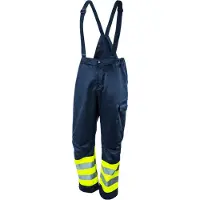 Neo Warn-Arbeitslatzhose, dunkelblau mit refletierenden Elementen, Grösse M (M)