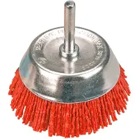 Verto Brosse abrasive avec tige 65 mm