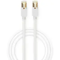 Nedis Cat 6 Kabel | RJ45 Stecker | RJ45 Stecker | S/FTP | 1.50 m | rund | LSZH / PVC | Weiss | Verpa