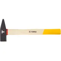 Topex Marteau de serrurier 500 g, manche en bois