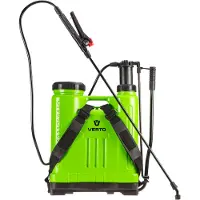 Verto Pulvérisateur à dos à piston Profi 15 litres Pulvérisateur à pression Pulvérisateur à pression Pulvérisateur de jardin Pulvérisateur à pompe