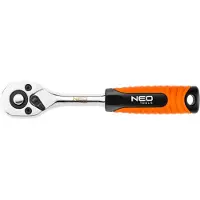 Neo Tools Cliquet droit 1/4", 150 mm, 45T