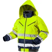 GRUPA TOPEX Veste de travail isolante haute visibilité, jaune, taille XL