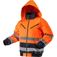 GRUPA TOPEX Veste de travail isolée haute visibilité, orange, taille S