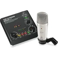 Behringer Voice Studio Recording Kit Microphone Argenté
