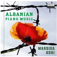 Brilliant Classics Marsida Koni - Albanian Piano Music CD