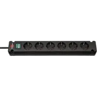 Brennenstuhl Bremounta 6x avec interrupteur 3m noir -
