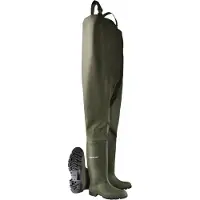 Dunlop Hommes, Bottes en caoutchouc, 388VP WAADBROEK GROEN 44, Bottes de wading/caoutchouc, Vert (vert (groen) 08), 44 UE, Vert, (44)