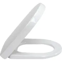 Villeroy & Boch Siège de WC Subway 2.0 9M68Q1 avec fonction QuickRel. charnières en acier inoxydable blanc alpin - 9M68Q101