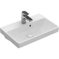 Villeroy & Boch V&B lavabo Compact AVENTO 550x370mm m ÜL we Alpin CeramicPlus (370 mm, 550 mm)