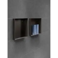 Looox CORGRAFT BAUER -CNIA - 60x30x10 cm - Schwarzmatte aus Edelstahl (Cbox60Mz) (60 x 10 x 30 cm)