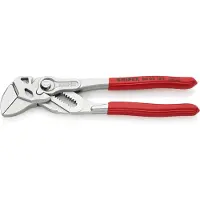 Knipex Pliers Wrench Plastic Coated 180 Mm Rouge