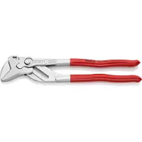 Knipex Pliers Wrench Plastic Coated 300 Mm Rouge